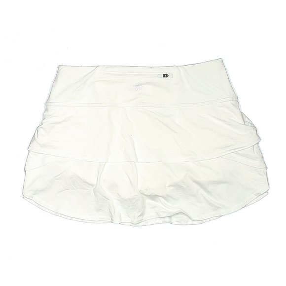 Athleta Swagger Skirt Skort Tennis, white Size MEDIUM    EUC - Picture 3 of 6